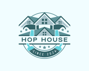 Hammer House Paint logo design