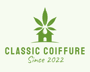 Marijuana House Oil  logo design