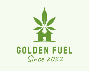 Marijuana House Oil  logo design