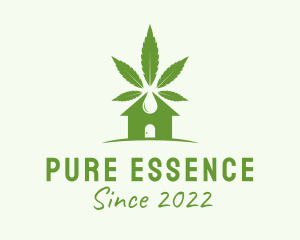 Marijuana House Oil  logo design