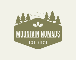 Nature Hiking Trail logo design