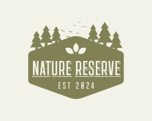 Nature Hiking Trail logo design