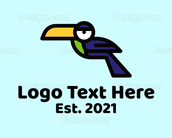 Wild Toucan Bird Logo