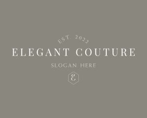 Classy Tailoring Couture logo design