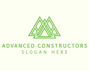 Geometric Company Outline logo design