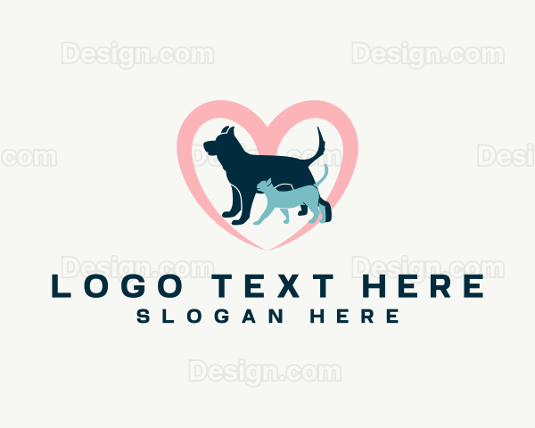 Heart Pet Veterinary Logo