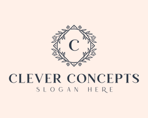 Floral Wreath Wedding Planner logo