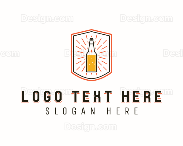 Liquor Bar Beverage Logo