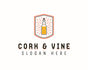 Liquor Bar Beverage logo design