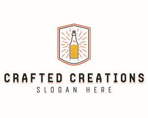 Liquor Bar Beverage logo design