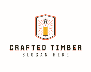 Liquor Bar Beverage logo design