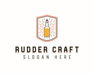 Liquor Bar Beverage logo design