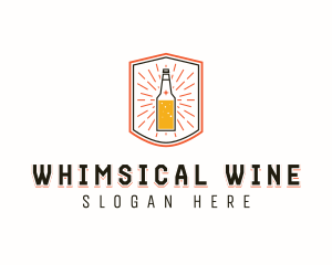 Liquor Bar Beverage logo design