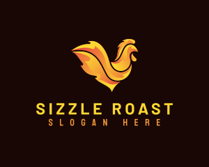 Flaming Chicken Roast logo