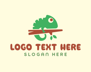 Cute Chameleon Branch logo