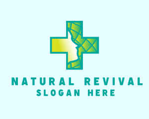 Human Medical Cross logo design