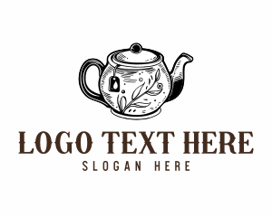 Vintage Antique Teapot logo