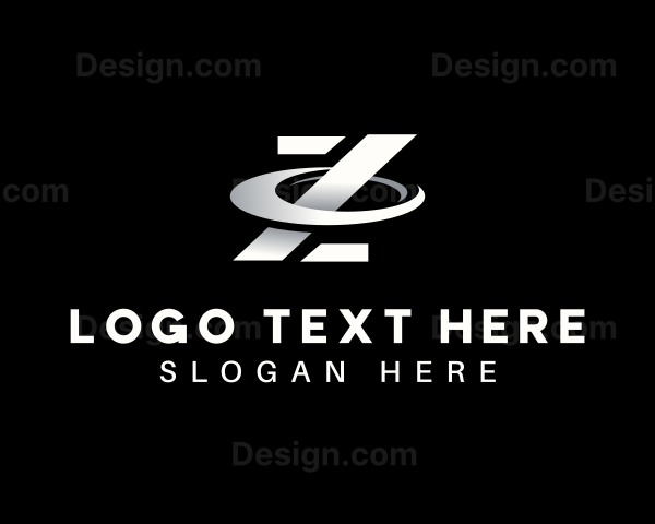 Freight Logistics Letter Z Logo