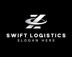 Freight Logistics Letter Z logo