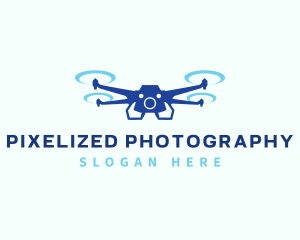 Drone Photography Camera logo design