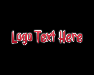 Font - Scary Horror Wordmark logo design