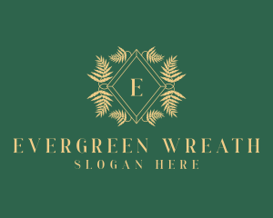 Diamond Fern Leaf  logo design