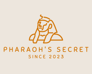 Pharaoh Egyptian Statue  logo