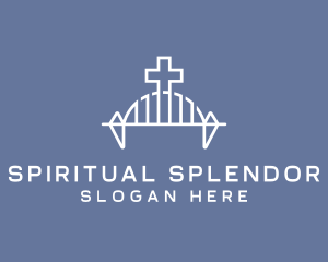 Modern Church Bridge logo design