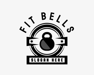 Kettlebell Fitness Weights  logo design