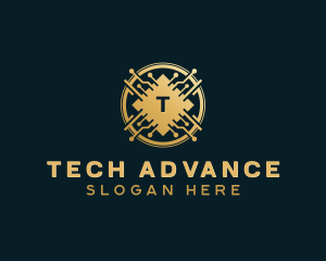 Digital Tech Cryptocurrency logo design