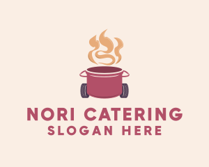 Hot Cooking Restaurant  logo design