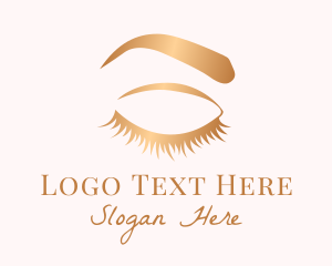 Female Eyebrow & Eyelashes logo