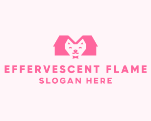 Kitten Pet Veterinary logo design