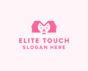 Kitten Pet Veterinary logo design