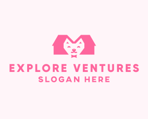 Kitten Pet Veterinary logo design