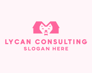 Kitten Pet Veterinary logo design