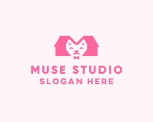 Kitten Pet Veterinary logo design