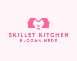 Kitten Pet Veterinary logo design