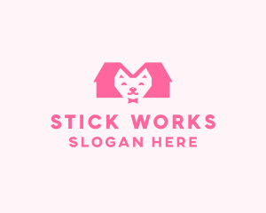 Kitten Pet Veterinary logo design