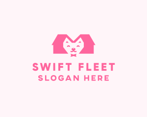 Kitten Pet Veterinary logo design