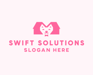 Kitten Pet Veterinary logo design