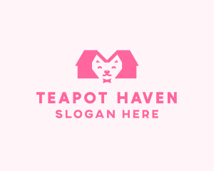 Kitten Pet Veterinary logo design