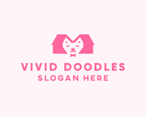 Kitten Pet Veterinary logo design