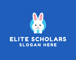 Cute Easter Bunny  logo design