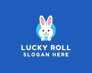 Cute Easter Bunny  logo design