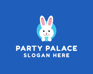 Cute Easter Bunny  logo design