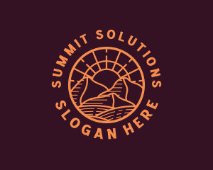 Mountain Sun Summit logo design