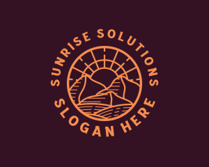 Mountain Sun Summit logo design