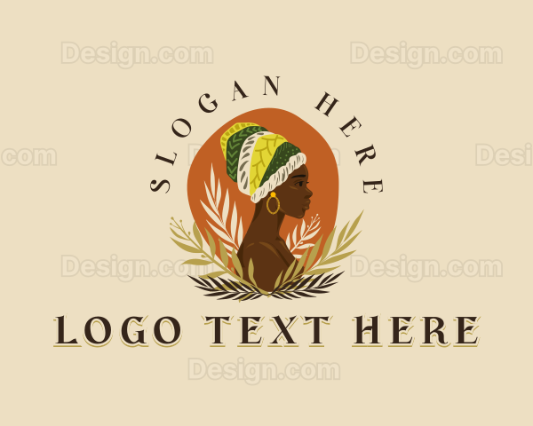 Turban African Fashion Logo