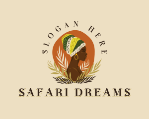 Turban African Fashion logo design